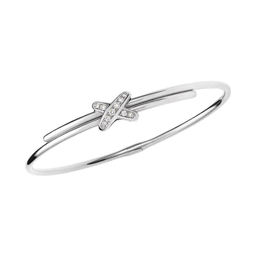 [Zalyn]JEUX DE BRACELET SILVER DIAMONDS