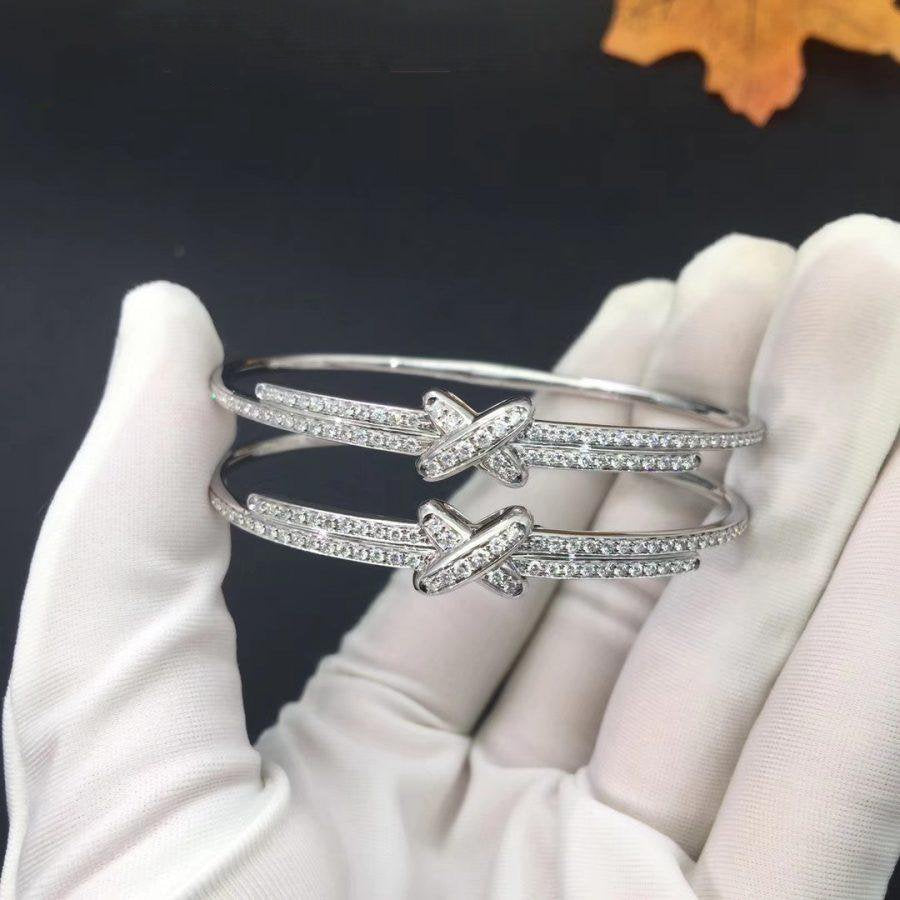 [Zalyn]JEUX DE BRACELET DIAMONDS SILVER
