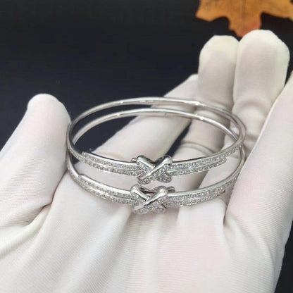 [Zalyn]JEUX DE BRACELET DIAMONDS SILVER