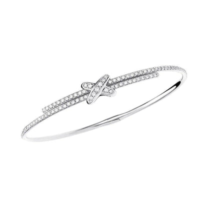 [Zalyn]JEUX DE BRACELET DIAMONDS SILVER