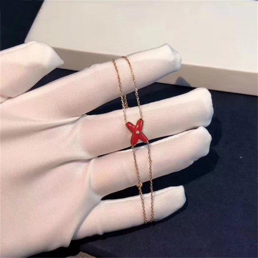 [Zalyn]JEUX BRACELET CARNELIAN ROSE GOLD 1 DIAMOND