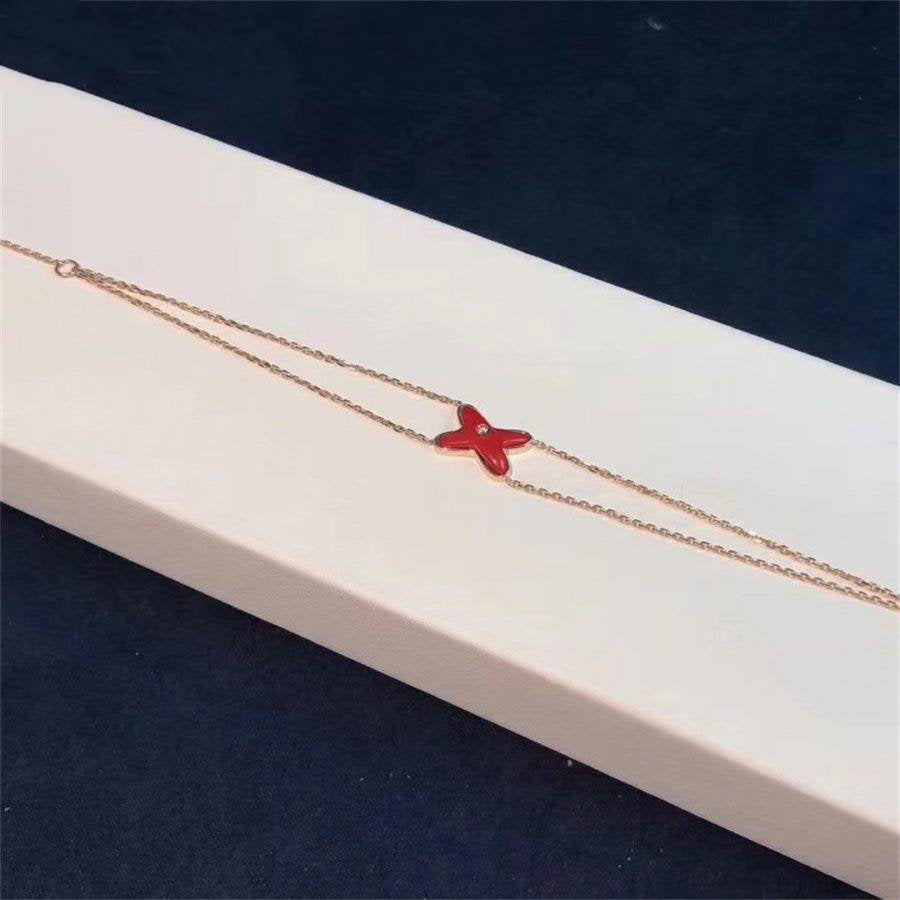 [Zalyn]JEUX BRACELET CARNELIAN ROSE GOLD 1 DIAMOND