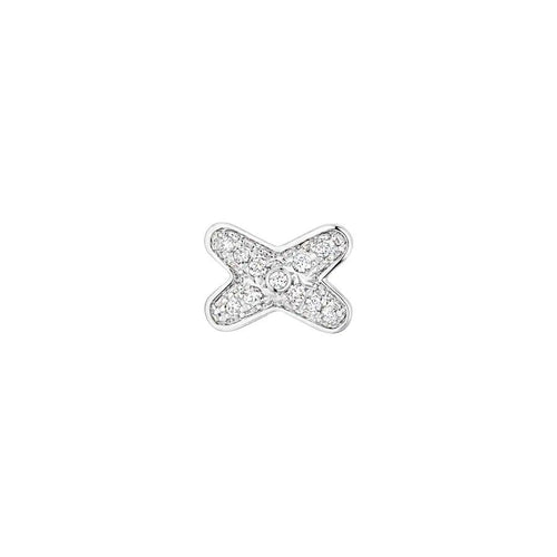 [Zalyn]JEUX DE SILVER DIAMOND EARRINGS
