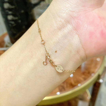 [Zalyn]JEUX DE BRACELET MOP ROSE GOLD DIAMONDS