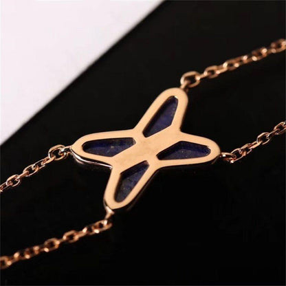 [Zalyn]Hollow Design Four-Leaf Clover Flower Shape Ring