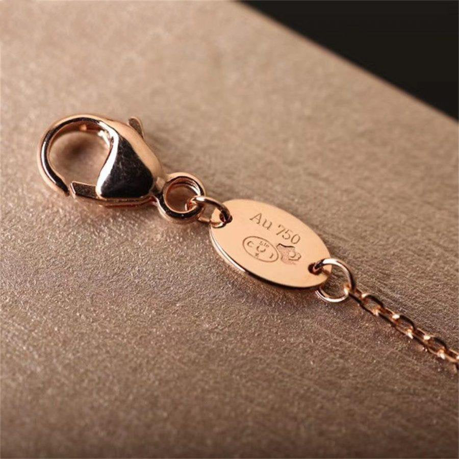 [Zalyn]Hollow Design Four-Leaf Clover Flower Shape Ring