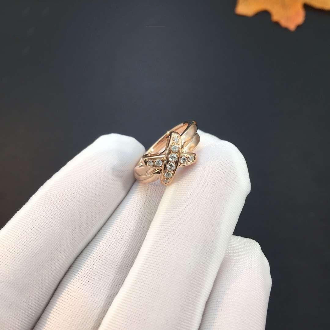 [Zalyn]JEUX DE ROSE GOLD DIAMOND RING