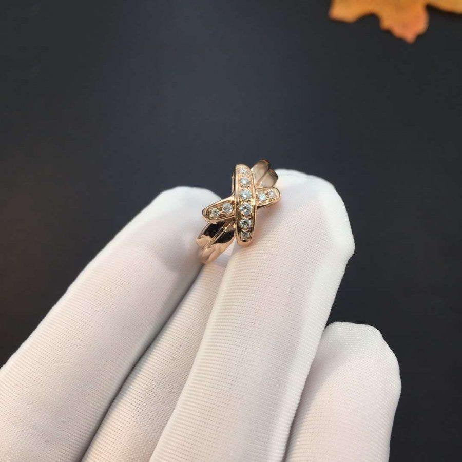 [Zalyn]JEUX DE ROSE GOLD DIAMOND RING