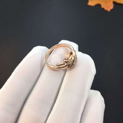 [Zalyn]JEUX DE ROSE GOLD DIAMOND RING