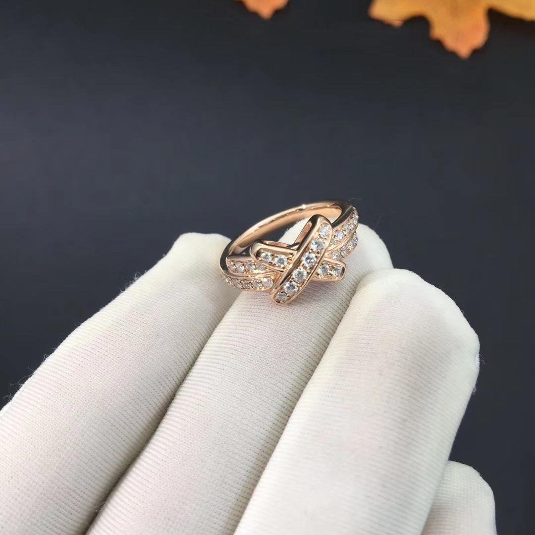 [Zalyn]JEUX DE RING ROSE GOLD DIAMOND