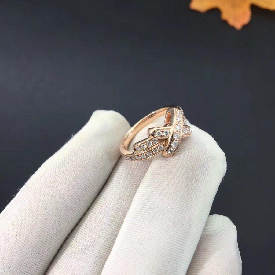 [Zalyn]JEUX DE RING ROSE GOLD DIAMOND
