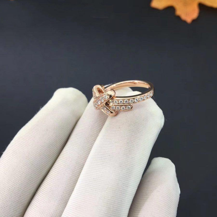 [Zalyn]JEUX DE RING ROSE GOLD DIAMOND
