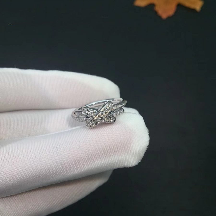 [Zalyn]JEUX DE SILVER DIAMOND RING