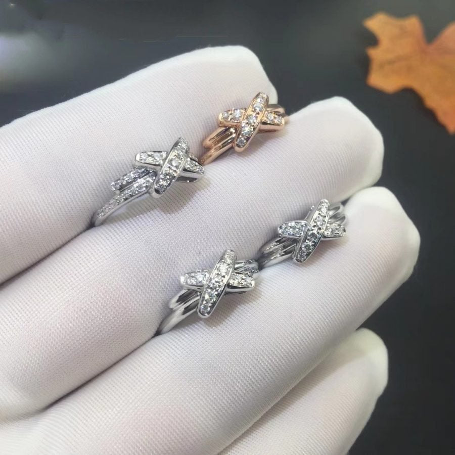 [Zalyn]JEUX DE SILVER DIAMOND RING