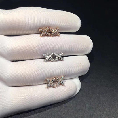 [Zalyn]JEUX DE DIAMOND EARRINGS