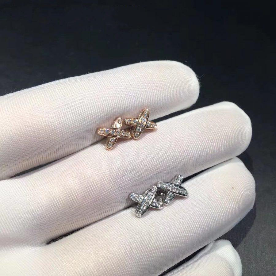 [Zalyn]JEUX DE DIAMOND EARRINGS