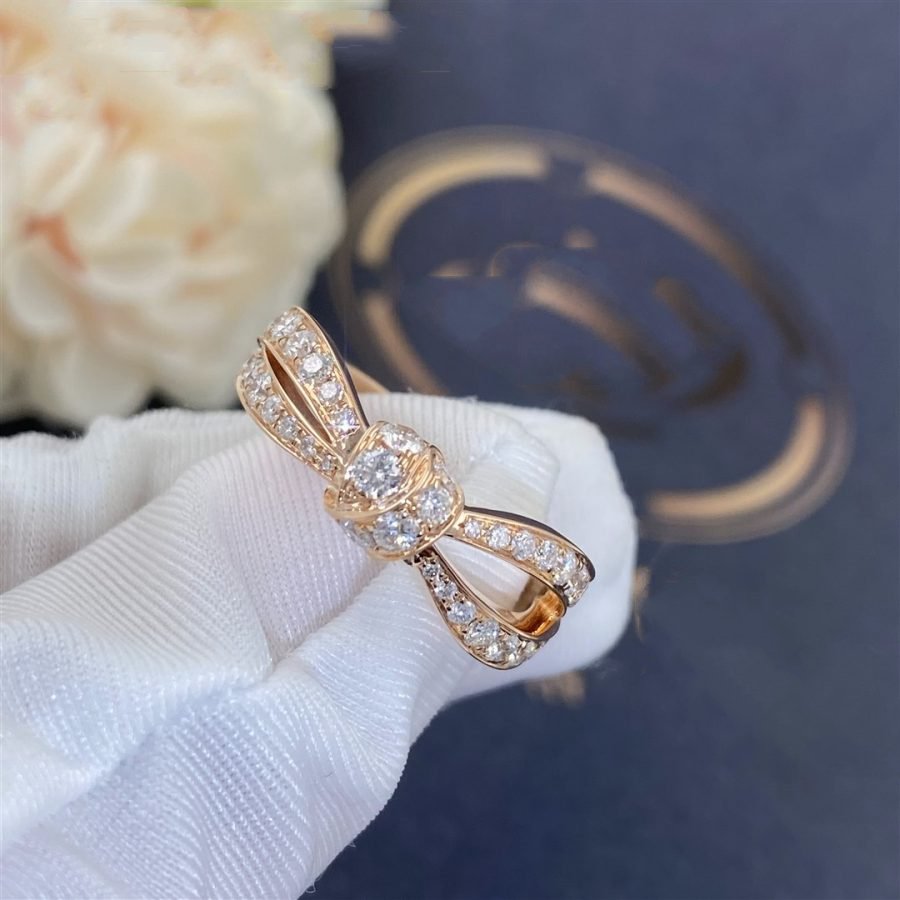 [Zalyn]LIENS ROSE GOLD DIAMOND RING
