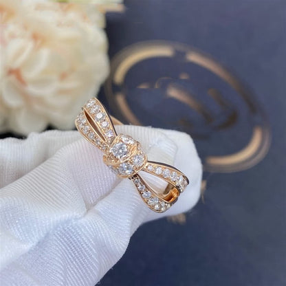 [Zalyn]LIENS ROSE GOLD DIAMOND RING