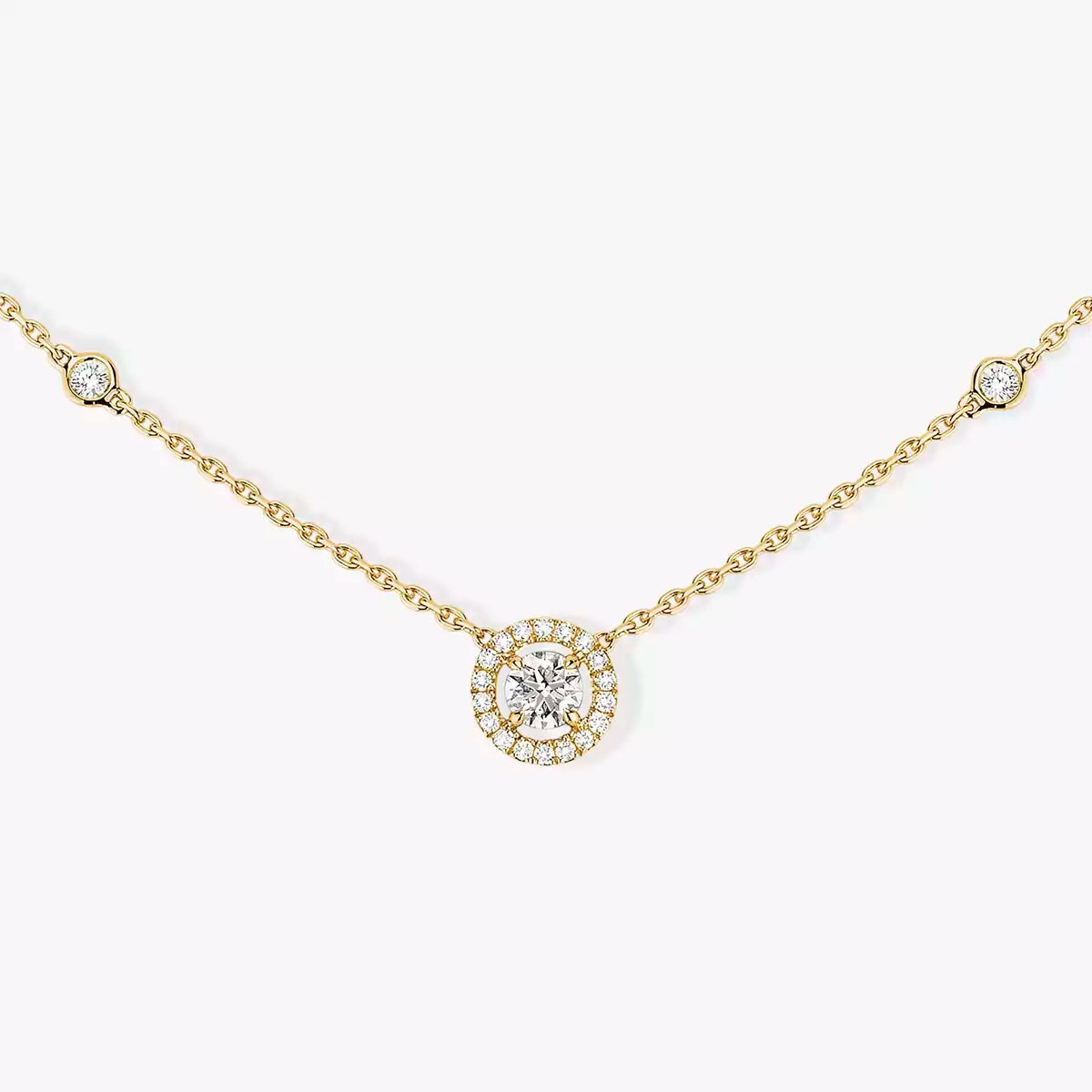 [Zalyn]JOY PENDANT DIAMOND NECKLACE