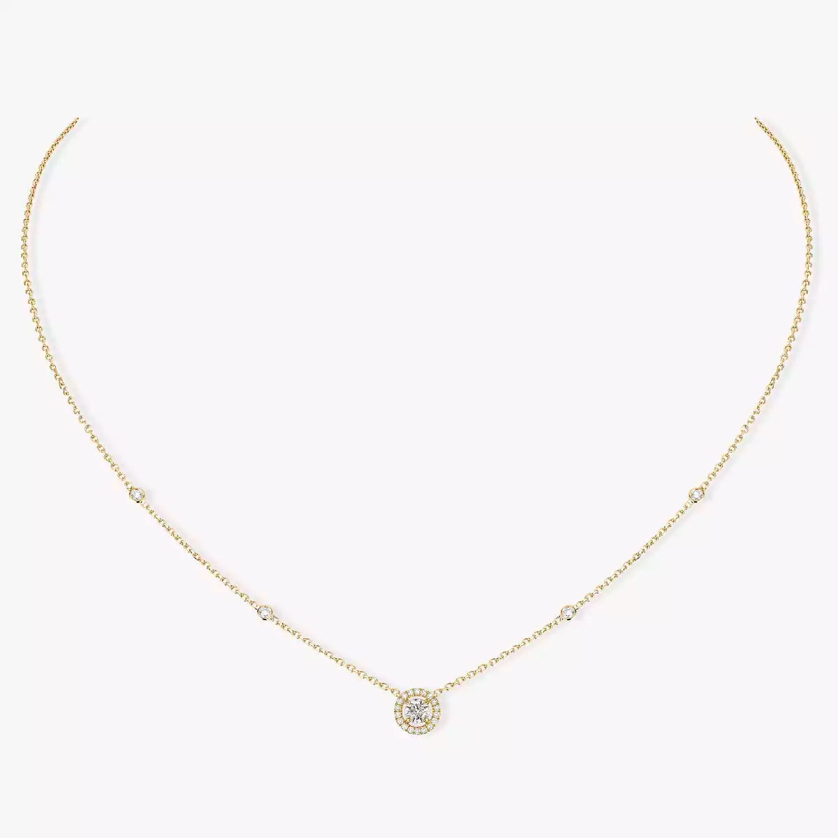 [Zalyn]JOY PENDANT DIAMOND NECKLACE