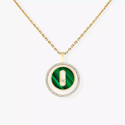 [Zalyn]LUCKY MOVE DIAMOND NECKLACE