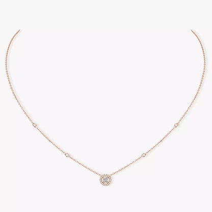 [Zalyn Jewelry]Diamond Necklace 0,20ct Brilliant Shape Joy
