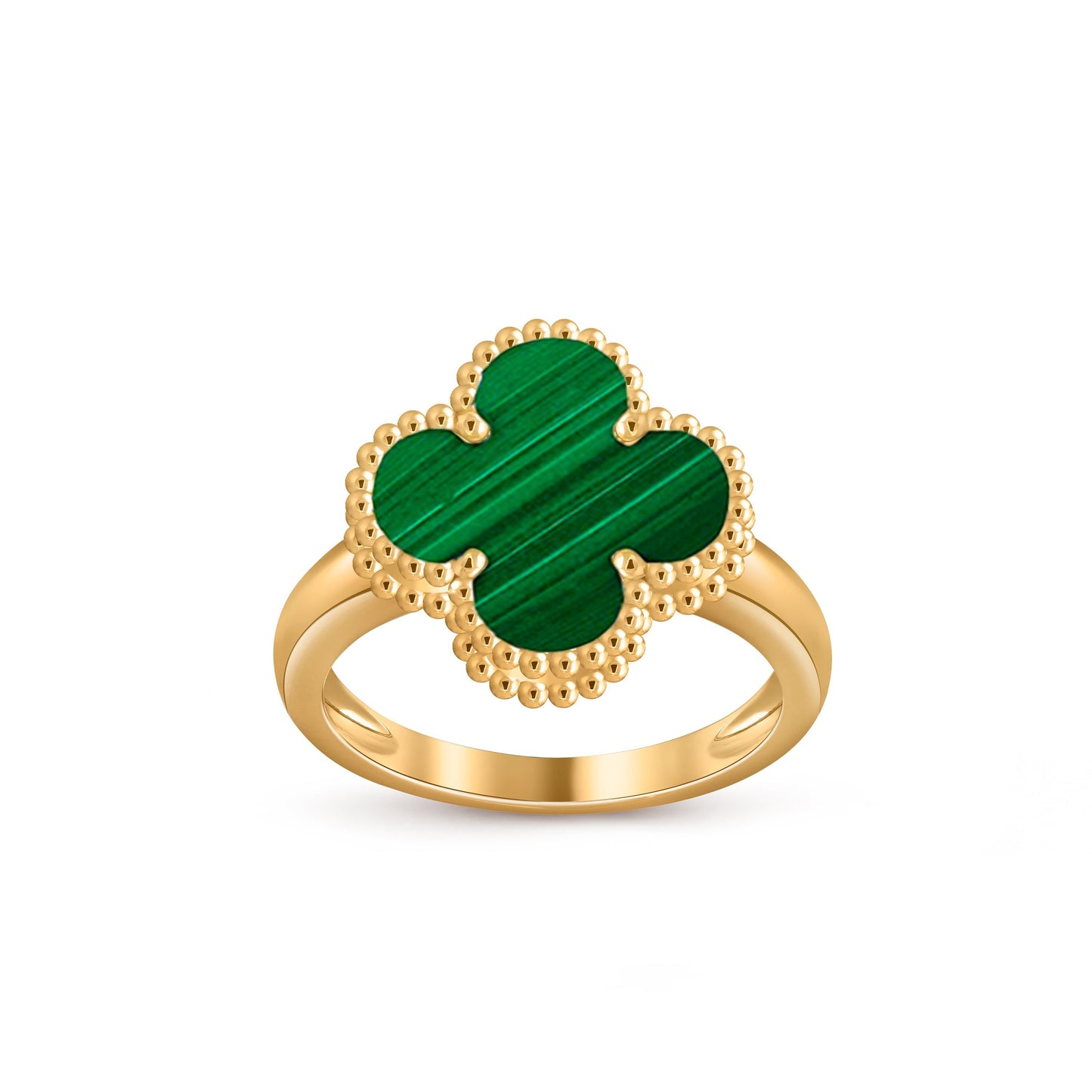 [Zalyn]LUCKY CLOVER VINTAGE GOLD RING COLLECTION