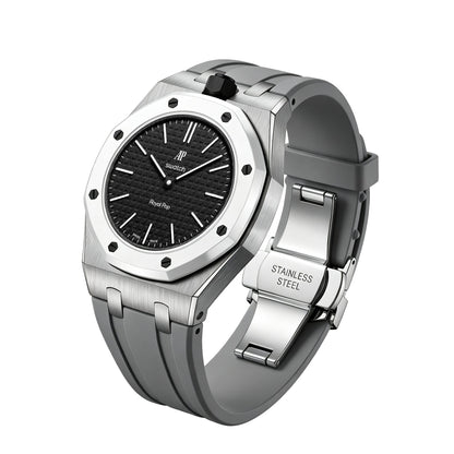 [Zalyn]Royal Oak Pop Exclusive Steel Case & Silicone Strap With Cradle