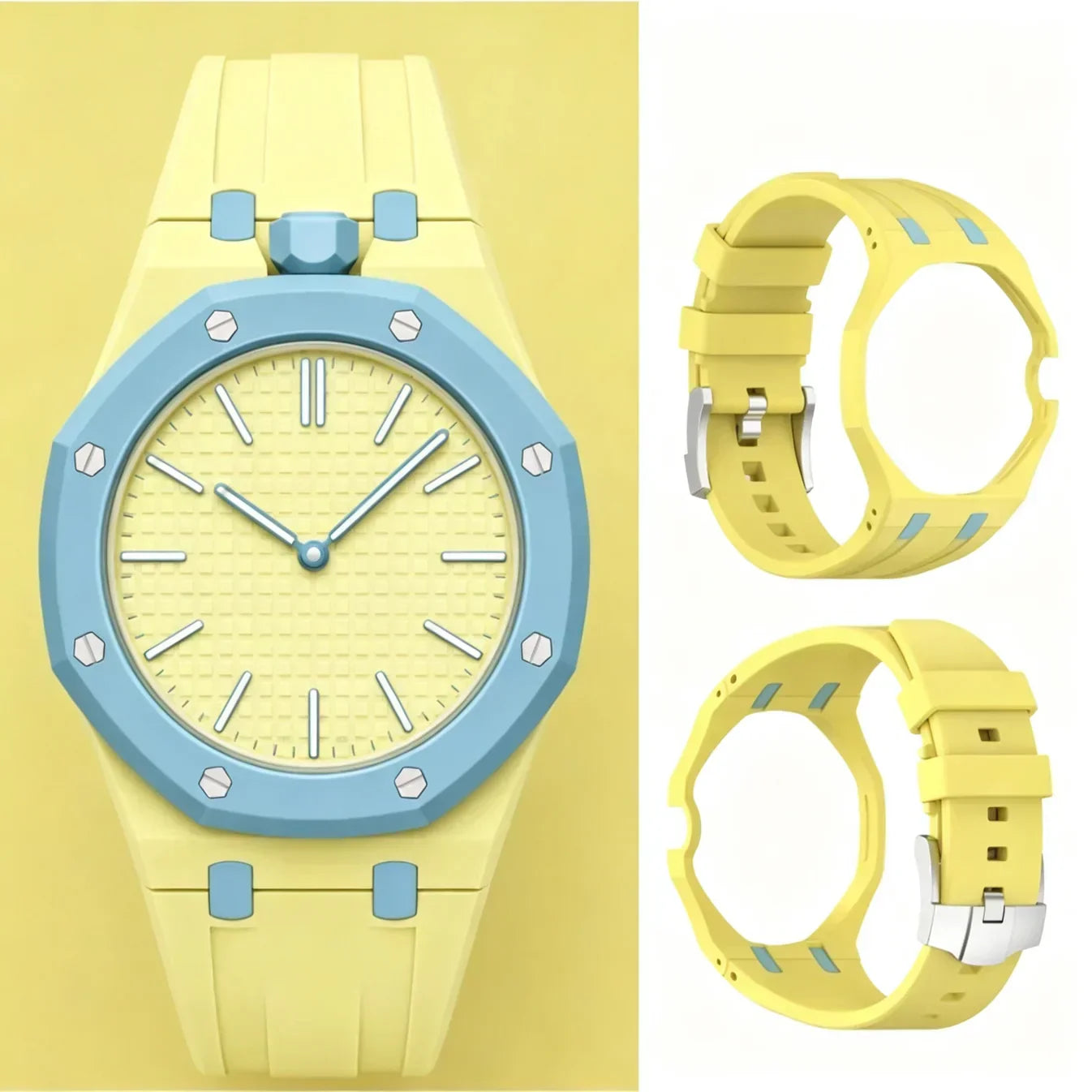 [Zalyn]ROYAL OAK POP EXCLUSIVE RUBBER STRAP