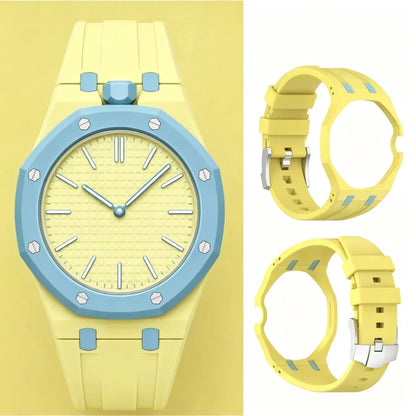 [Zalyn]ROYAL OAK POP EXCLUSIVE RUBBER STRAP