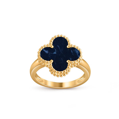 [Zalyn]LUCKY CLOVER VINTAGE GOLD RING COLLECTION