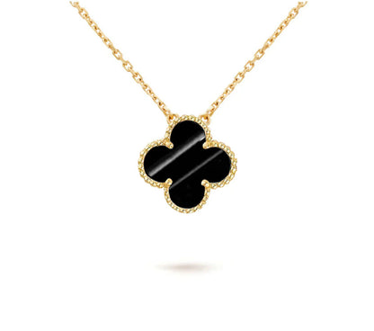 [Zalyn]15MM CLOVER FLOWER PENDANT NECKLACE COLLECTION