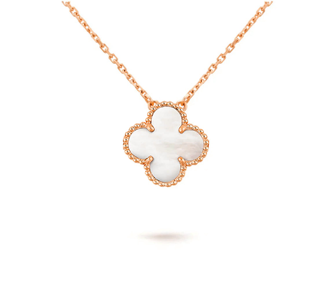 [Zalyn]15MM CLOVER FLOWER PENDANT NECKLACE COLLECTION
