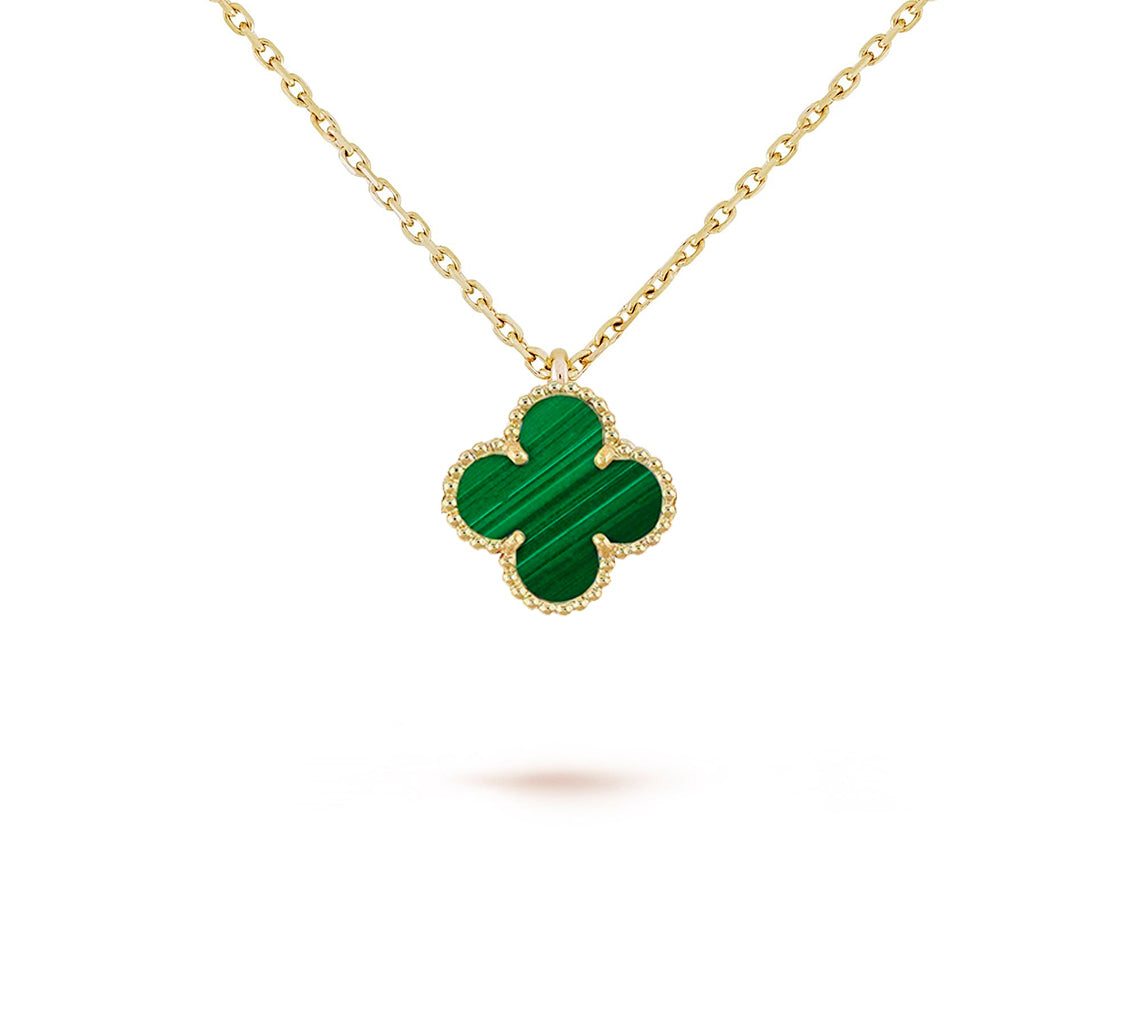 [Zalyn]9.5MM MINI CLOVER PENDANT NECKLACE COLLECTION
