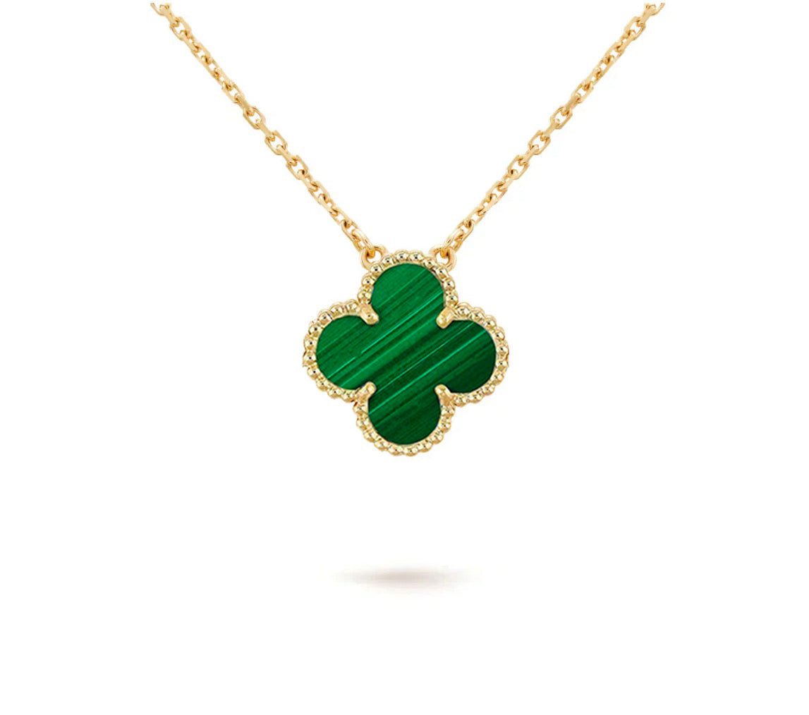 [Zalyn]15MM CLOVER FLOWER PENDANT NECKLACE COLLECTION
