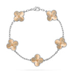 [Zalyn Jewelry ] CLOVER 5 MOTIF LASER BRACELET COLLECTION