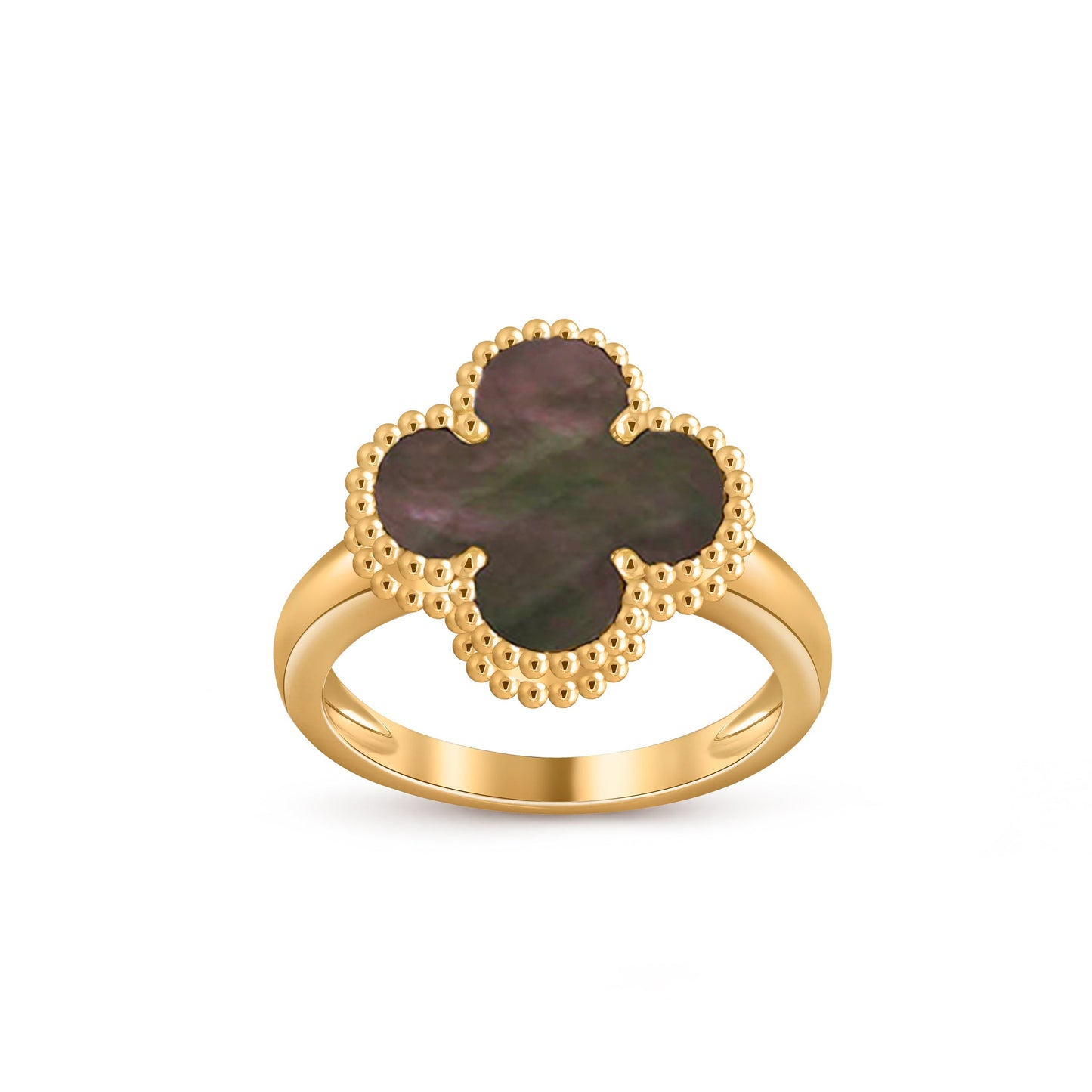 [Zalyn]LUCKY CLOVER VINTAGE GOLD RING COLLECTION