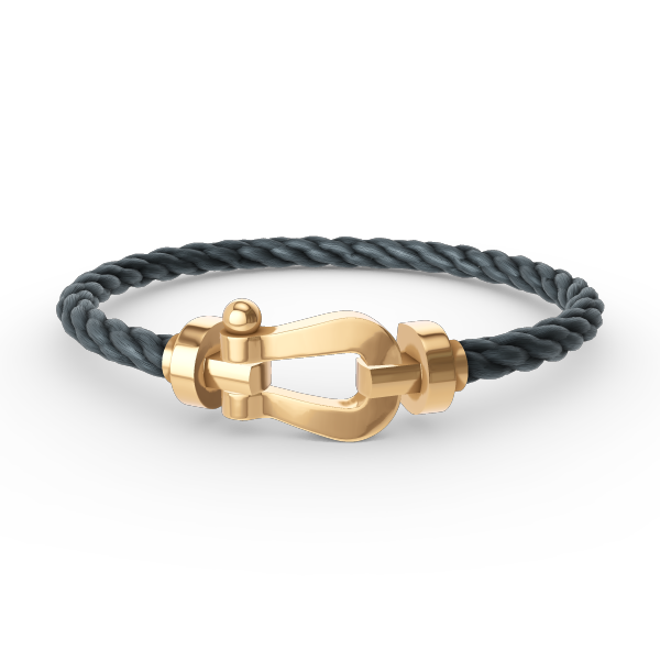 [Zalyn]FORCE LARGE HORSESHOE BRACELET - GOLD