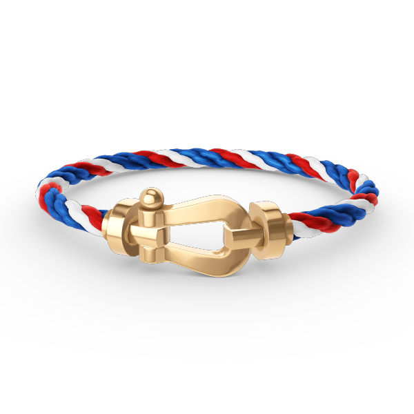 [Zalyn]FORCE LARGE HORSESHOE BRACELET - GOLD