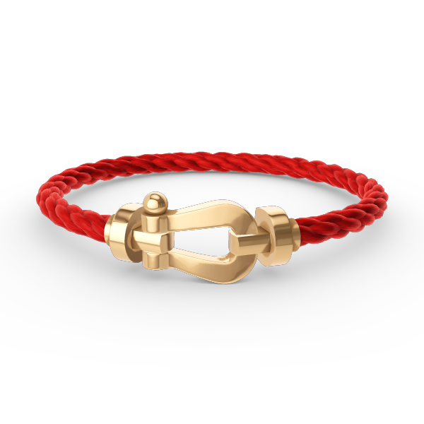 [Zalyn]FORCE LARGE HORSESHOE BRACELET - GOLD