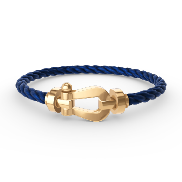 [Zalyn]FORCE LARGE HORSESHOE BRACELET - GOLD