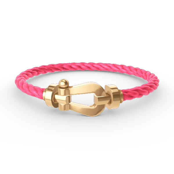 [Zalyn]FORCE LARGE HORSESHOE BRACELET - GOLD