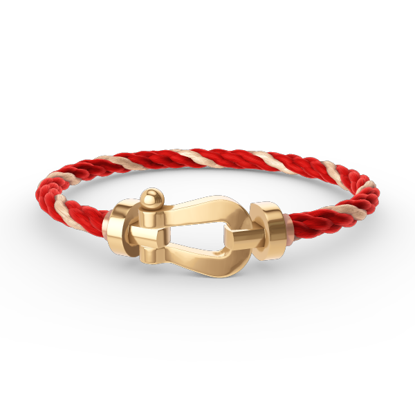 [Zalyn]FORCE LARGE HORSESHOE BRACELET - GOLD