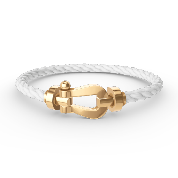 [Zalyn]FORCE LARGE HORSESHOE BRACELET - GOLD