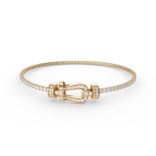 [Zalyn Jewelry ]FORCE  HORSESHOE  DIAMOND TENNIS BRACELET