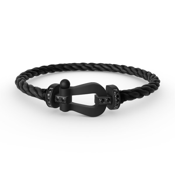 [Zalyn]FORCE LARGE SERIES BLACK SAMURAI BRACELET