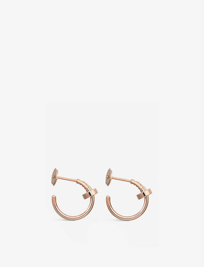 [Zalyn Jewelry ]JUSTE EARRINGS PINK GOLD