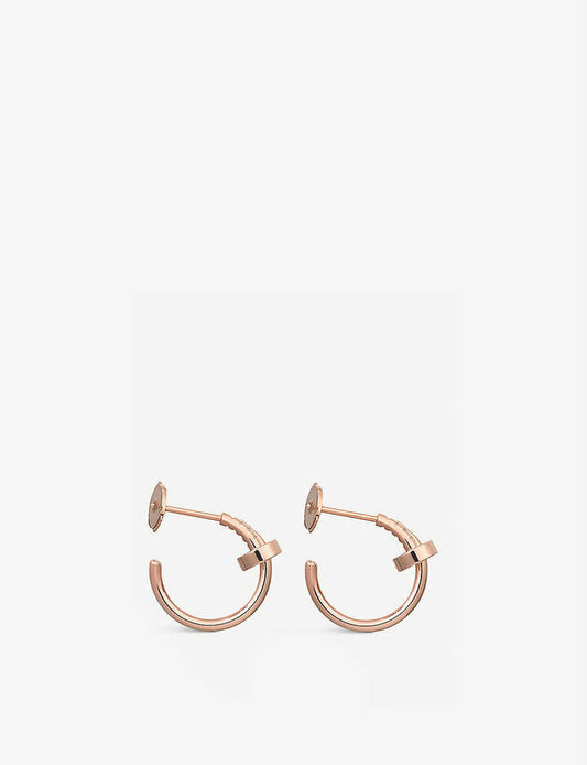 [Zalyn Jewelry ]JUSTE EARRINGS PINK GOLD