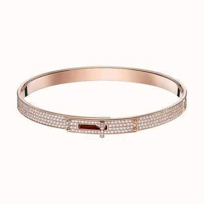 [Zalyn]KELLY BRACELET DIAMOND PAVED