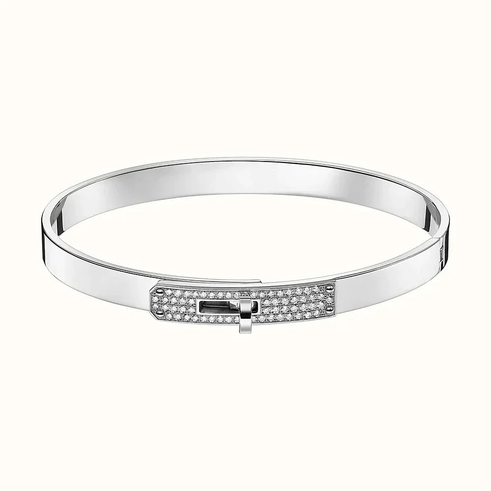 [Zalyn]KELLY SILVER DIAMOND BRACELET
